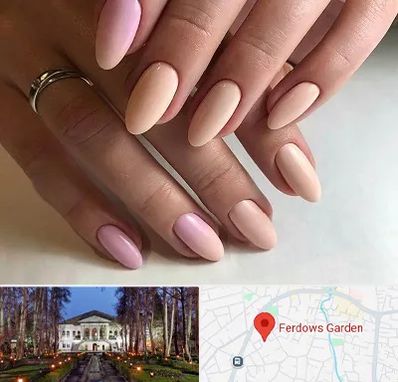 ژلیش ناخن در باغ فردوس