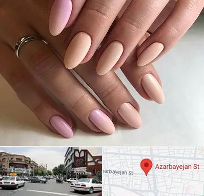 ژلیش ناخن در خیابان آذربایجان