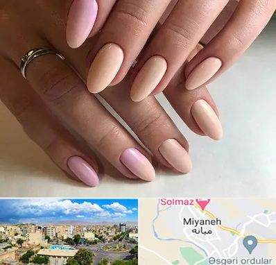 ژلیش ناخن در میانه