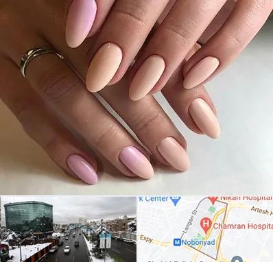 ژلیش ناخن در اقدسیه 