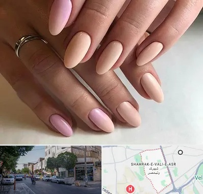 ژلیش ناخن در شهرک ولیعصر