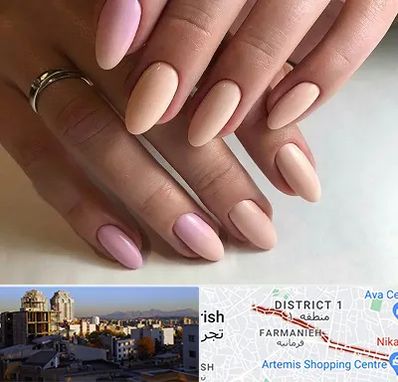 ژلیش ناخن در فرمانیه 