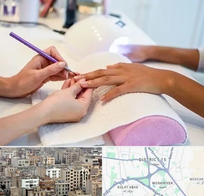 ناخن کار در جنوب شرق تهران