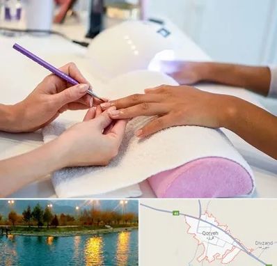 ناخن کار در قروه