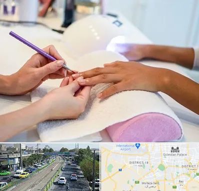 ناخن کار در جنوب تهران 