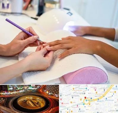 ناخن کار در میدان ولیعصر