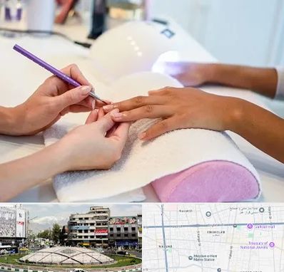 ناخن کار در مرکز تهران