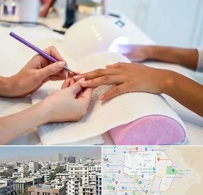 ناخن کار در منطقه 14 تهران