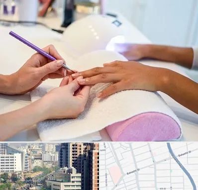 ناخن کار در خیابان بهشتی