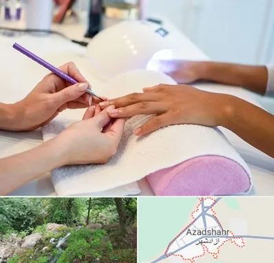 ناخن کار در آزادشهر