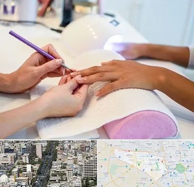 ناخن کار در منطقه 18 تهران