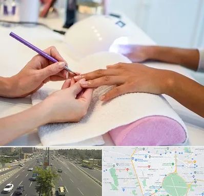 ناخن کار در منطقه 17 تهران