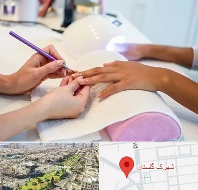 ناخن کار در شهرک گلستان