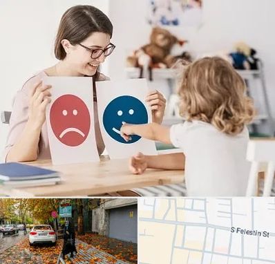 مشاور کودک در خیابان فلسطین