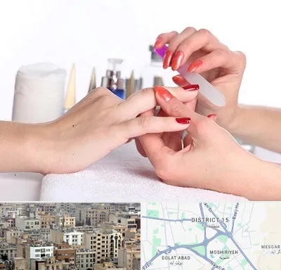 کاور ناخن در جنوب شرق تهران