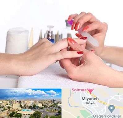 کاور ناخن در میانه