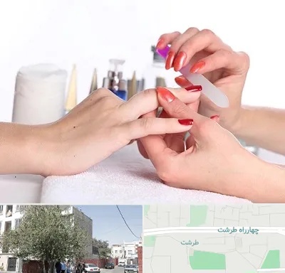 کاور ناخن در طرشت