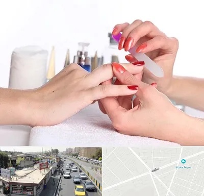 کاور ناخن در خیابان دماوند