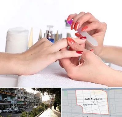 کاور ناخن در خیابان جمالزاده