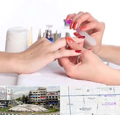 کاور ناخن در مرکز تهران