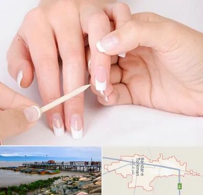 مانیکور در بندر ترکمن