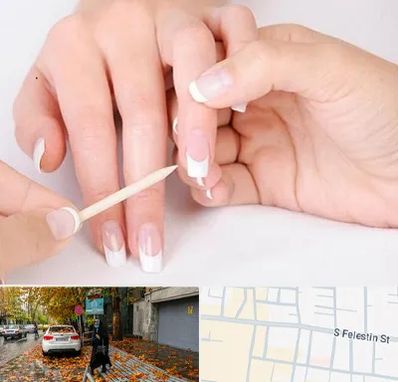 مانیکور در خیابان فلسطین