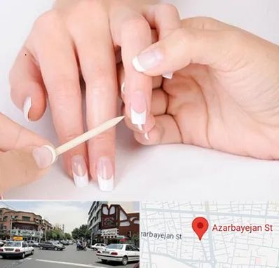 مانیکور در خیابان آذربایجان