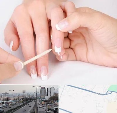 مانیکور در بلوار ارتش