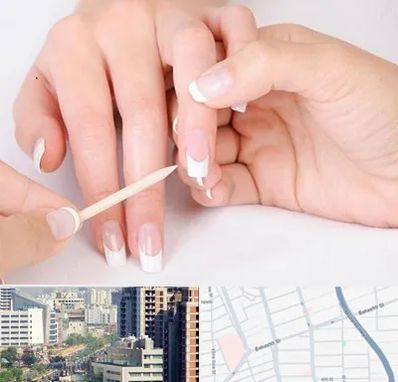 مانیکور در خیابان بهشتی