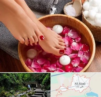 پدیکور در علی آباد کتول