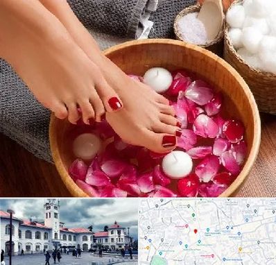 پدیکور در میدان شهرداری رشت