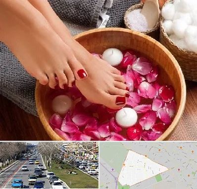 پدیکور در احمدآباد مشهد