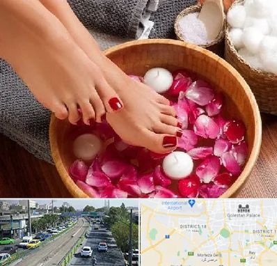 پدیکور در جنوب تهران 