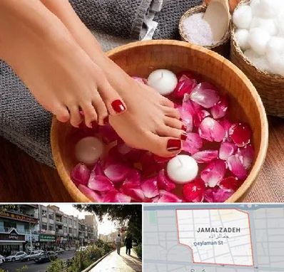 پدیکور در خیابان جمالزاده