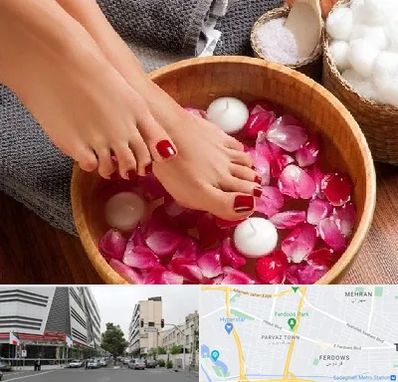 پدیکور در بلوار فردوس 