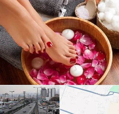 پدیکور در بلوار ارتش