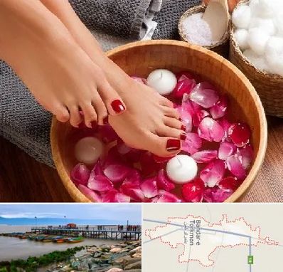 پدیکور در بندر ترکمن