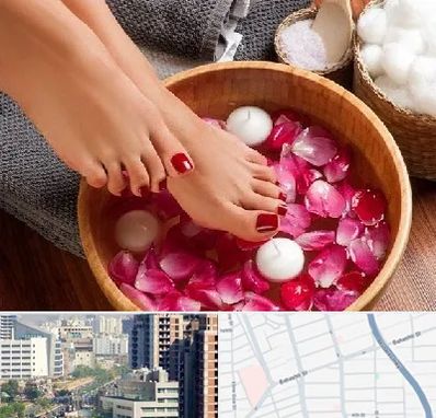 پدیکور در خیابان بهشتی