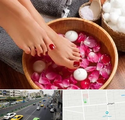پدیکور در خیابان دامپزشکی
