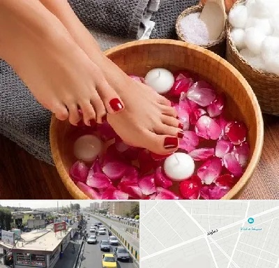 پدیکور در خیابان دماوند