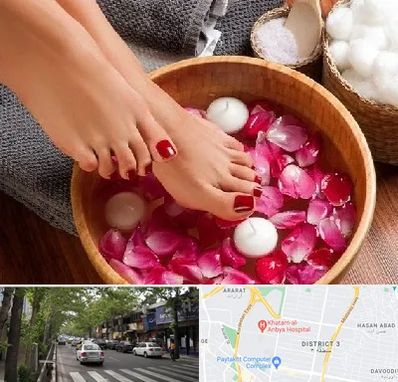 پدیکور در ظفر 