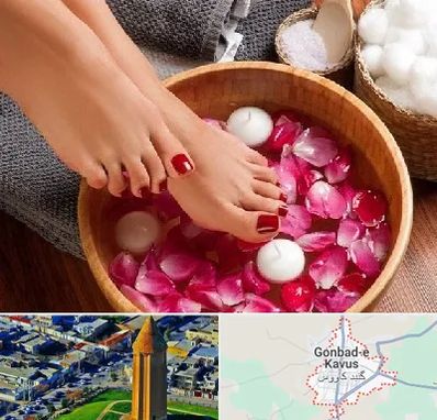 پدیکور در گنبد کاووس