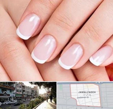 لمینت ناخن در خیابان جمالزاده