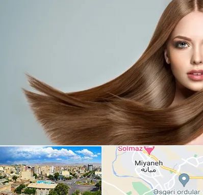 کراتین مو در میانه