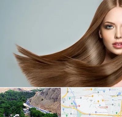 کراتین مو در کن