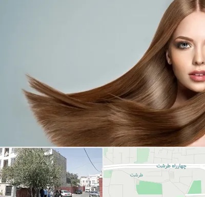 کراتین مو در طرشت