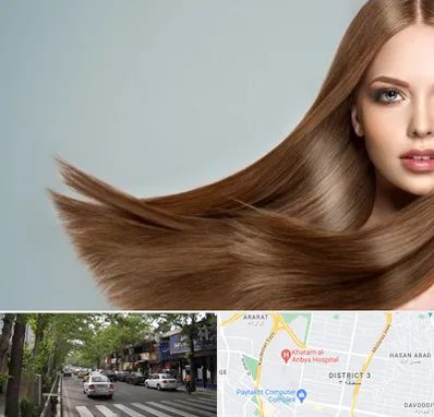 کراتین مو در ظفر 