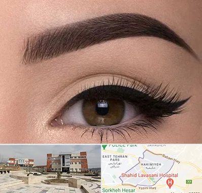 تاتو ابرو در حکیمیه 