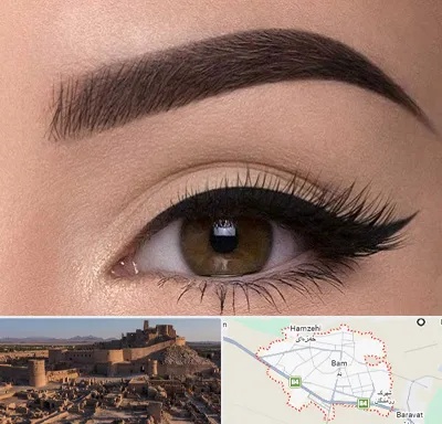 تاتو ابرو در بم