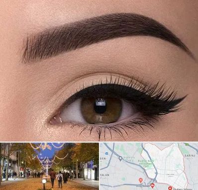 تاتو ابرو در ولیعصر ارومیه